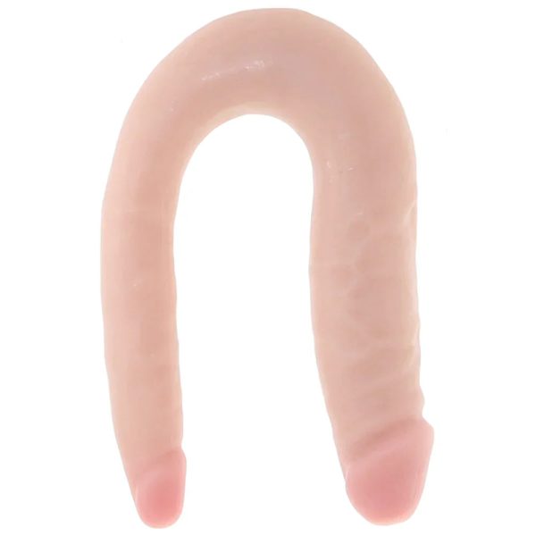 Dr. Skin Mini 12 Inch Double Dildo in Vanilla - SexToysSurrey.Delivery