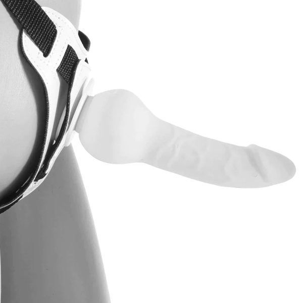 Ouch! Pleasure Silicone Strap-On in White - SexToysSurrey.Delivery