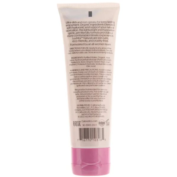 LuvMor Naturals Water Based Lube 4oz/120ml - SexToysSurrey.Delivery