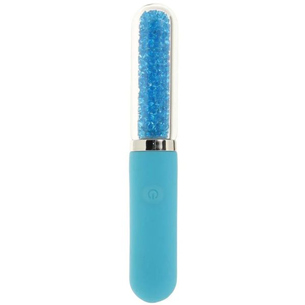Stardust Posh Rechargeable Glass Vibe in Blue