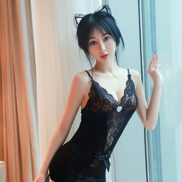 RHT Floral Garterbelt Sleepwear - Image 11