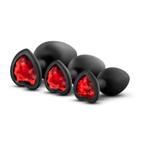 Luxe Bling Plugs Traing Kit Blk wRed Gem - Image 3