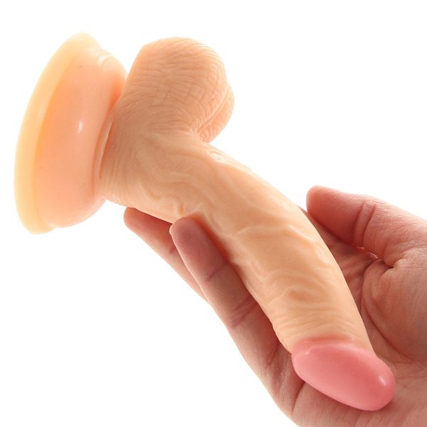 Real Skin Mini Whoppers 5 Inch Curved Dildo - Image 5