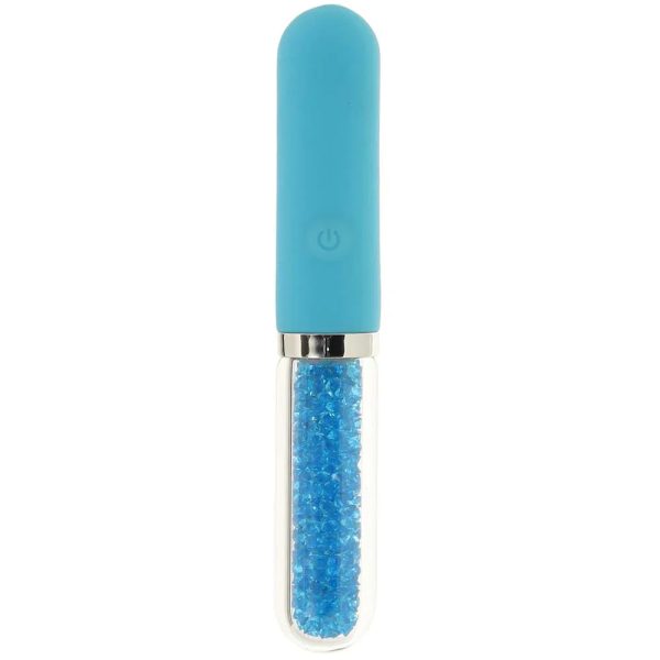 Stardust Posh Rechargeable Glass Vibe in Blue - Image 5