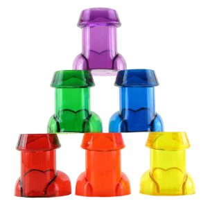 Rainbow Pecker Shot Glasses