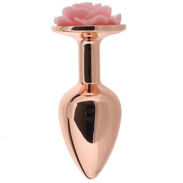 Booty Sparks Pink Rose Gold Anal Plug in Small - Image 3