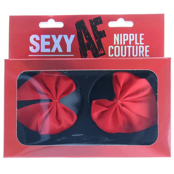 Nipple Couture Red Bow Covers - Image 6