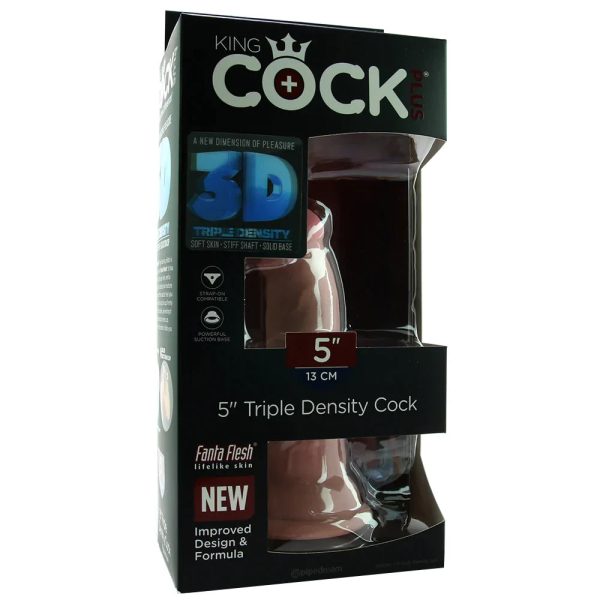 King Cock Plus Triple Density 5 Inch Cock in Flesh - Image 6
