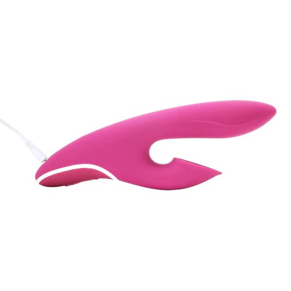 Hiky Clitoral Vaccuum Rabbit Vibe in Burgundy - Image 3