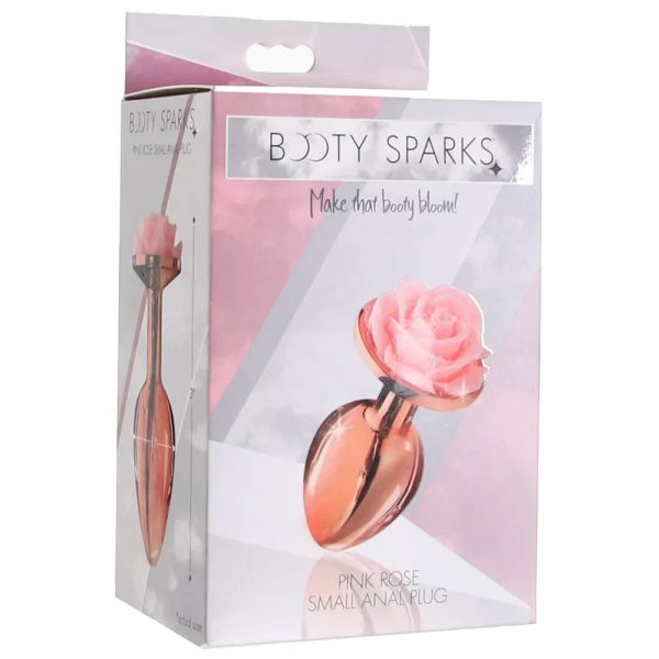 Booty Sparks Pink Rose Gold Anal Plug in Small - Image 6