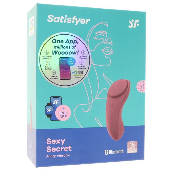 Satisfyer Sexy Secret Panty Vibe in Merlot - Image 6