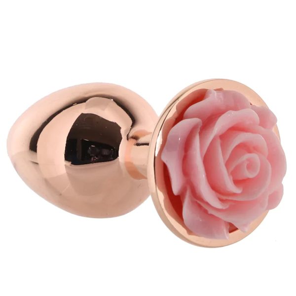 Booty Sparks Pink Rose Gold Anal Plug in Small - Image 5