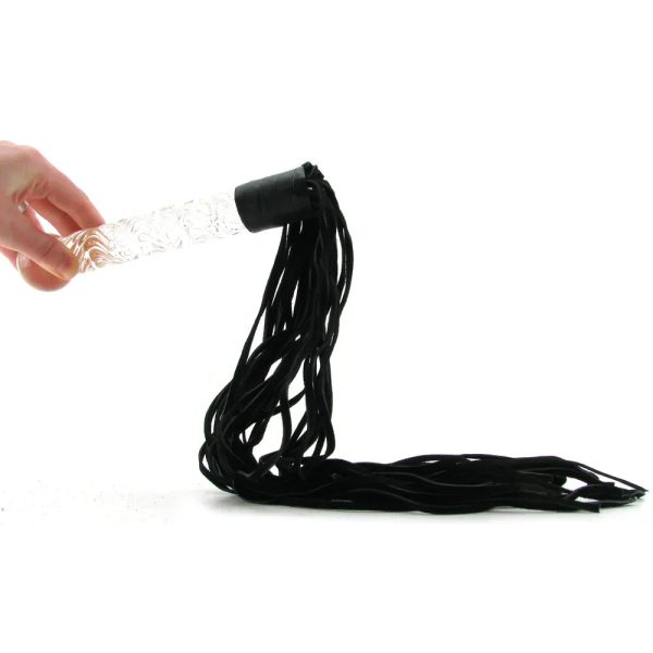 Icicles No. 38 Hand Blown Glass Whip - Image 2