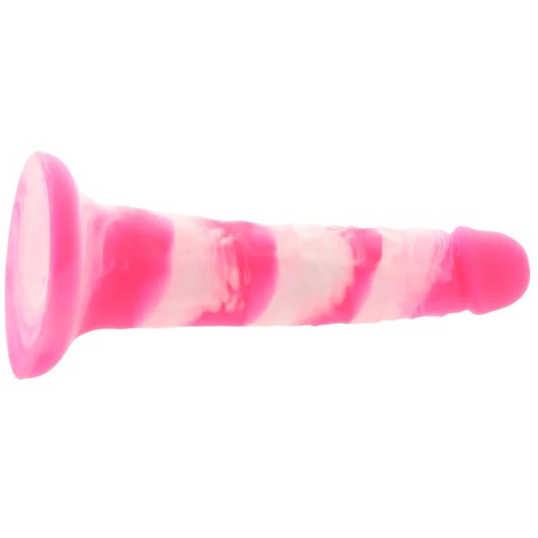 Colours Pleasures Yum Yum 8 Inch Dildo in Pink - Image 3