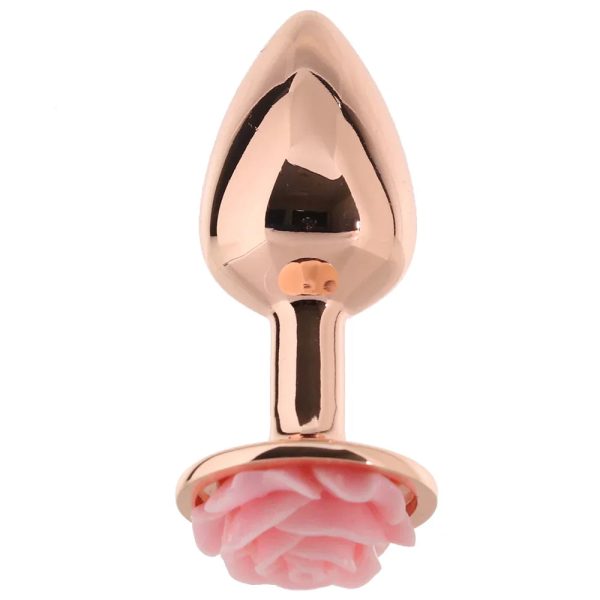 Booty Sparks Pink Rose Gold Anal Plug in Small