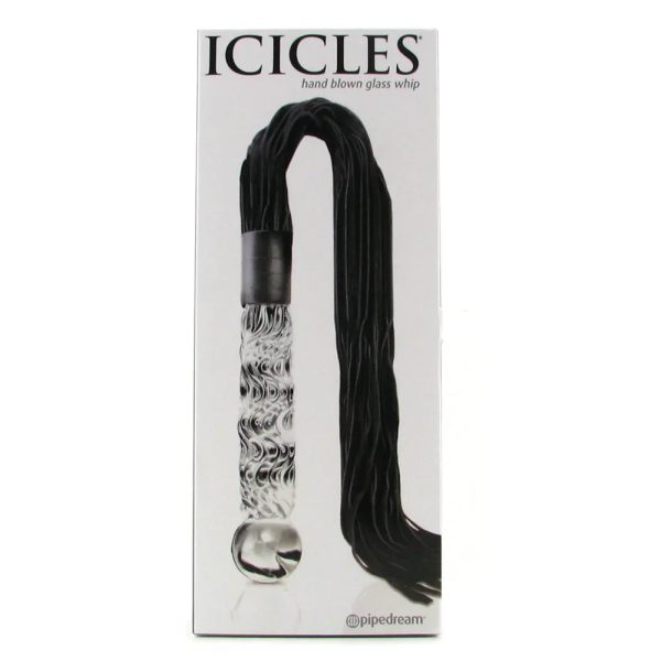 Icicles No. 38 Hand Blown Glass Whip - Image 6
