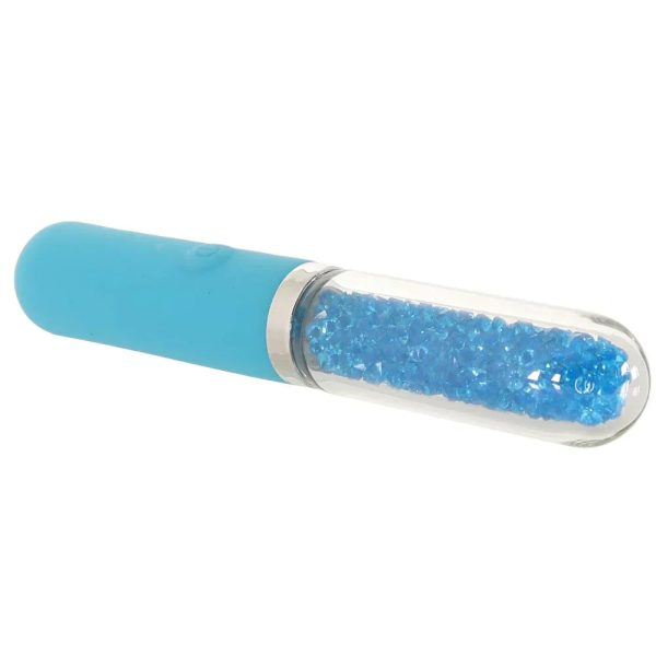 Stardust Posh Rechargeable Glass Vibe in Blue - Image 2